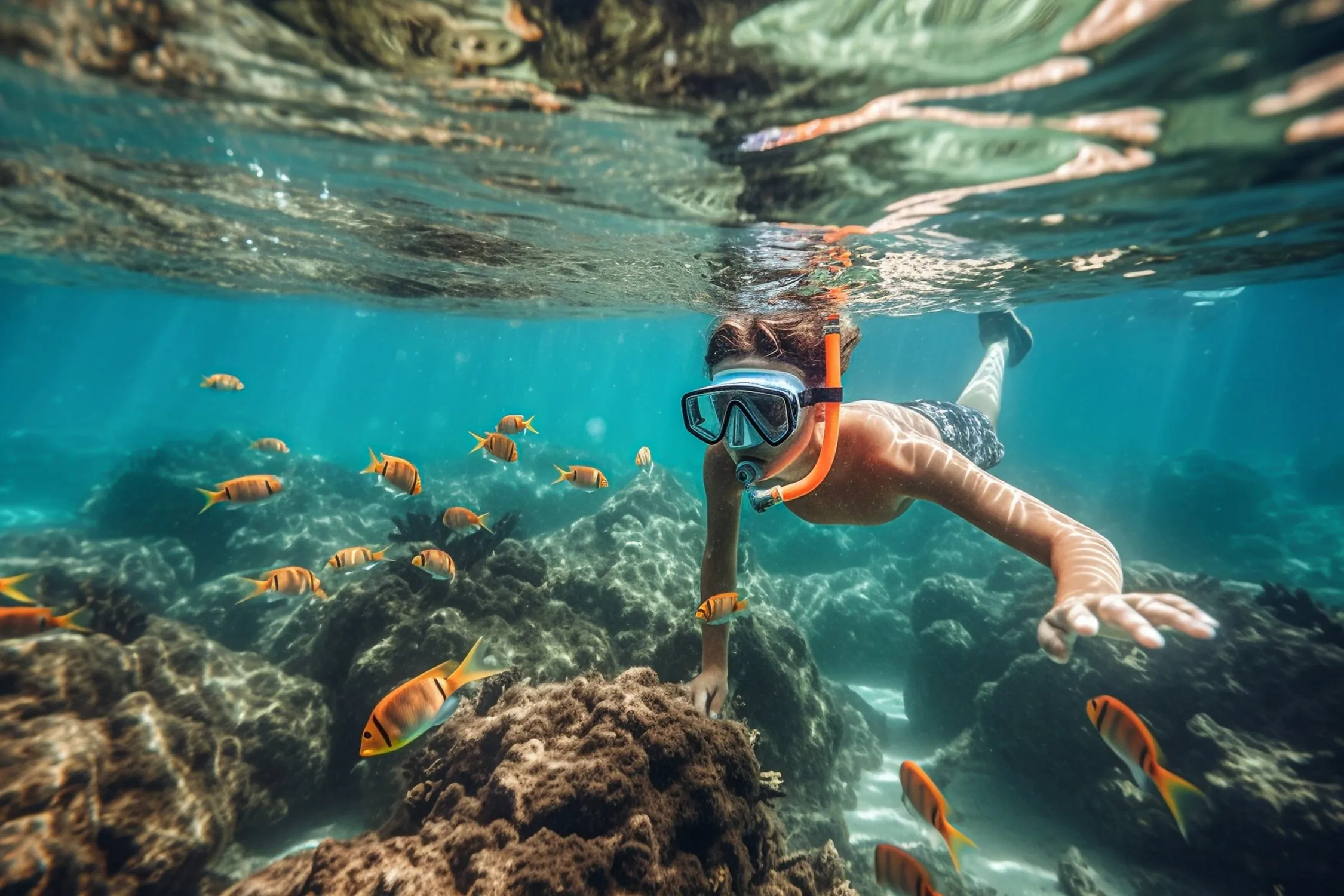 Snorkeling à la Crique des Étoiles